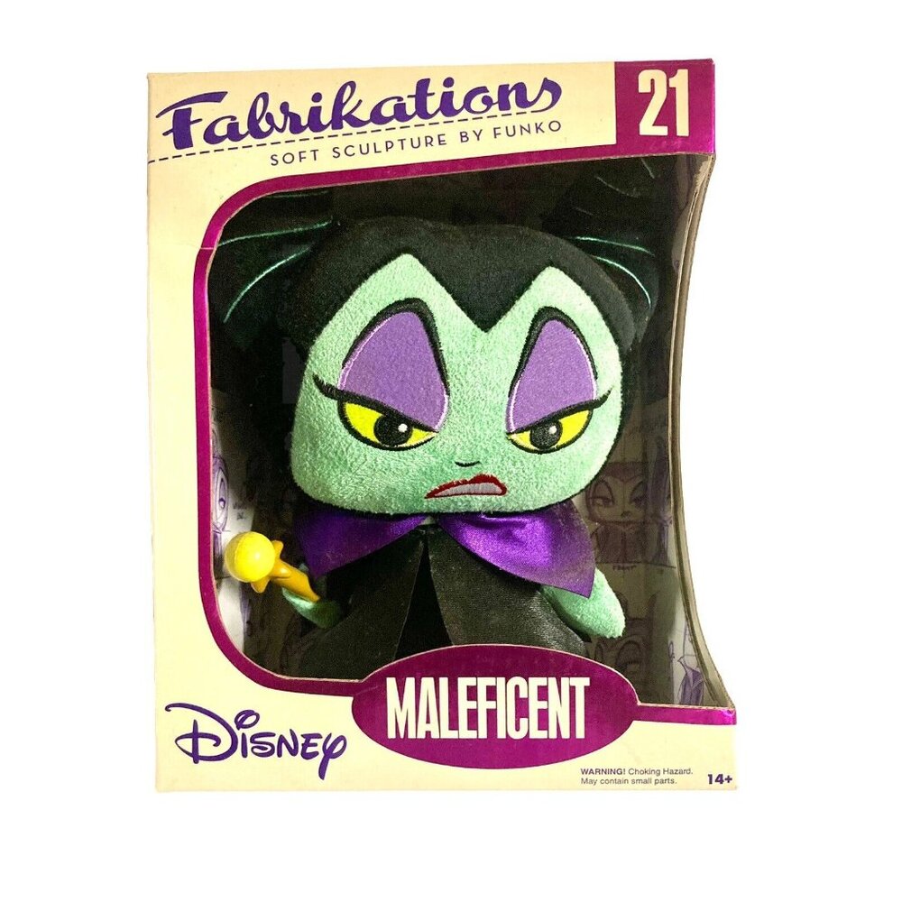 Maleficent Disney Fabrikations Soft Sculpture Funko Plush New